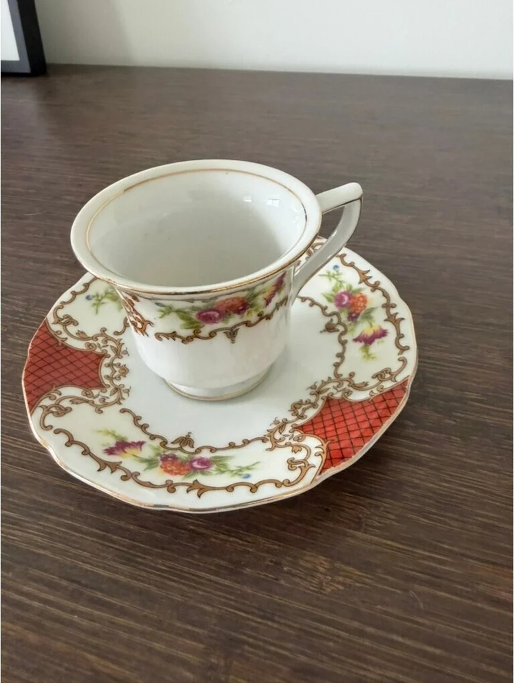 Vintage Japanese Demitasse Cup & Saucer